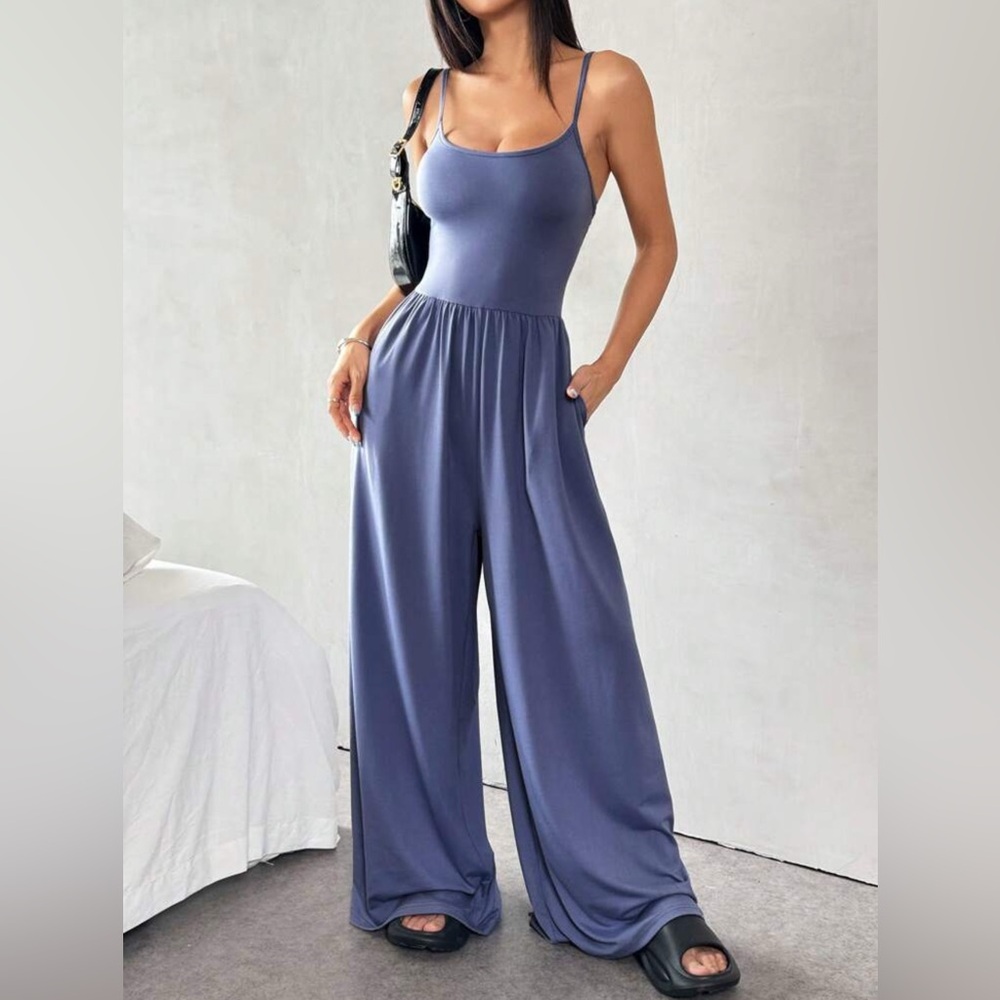SHEIN Wide Leg Jumpsuit (with pockets)
